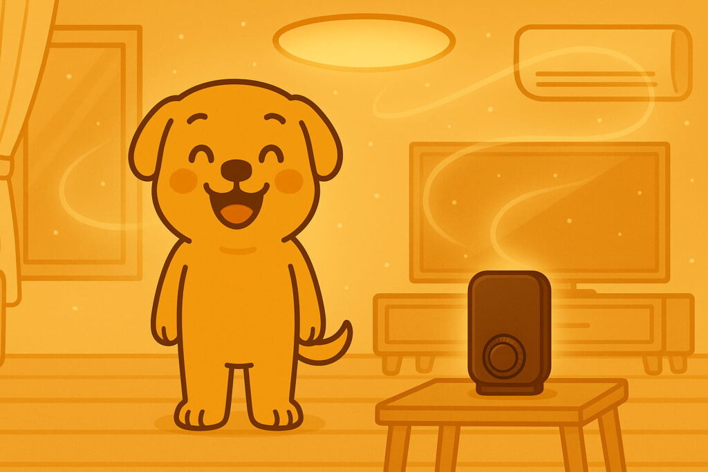 Dog Living in a Hub 3 Smart Home
